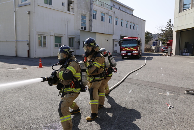 서천소방서, 전국소방기술경연대회 도 대표로…상위권 노린다