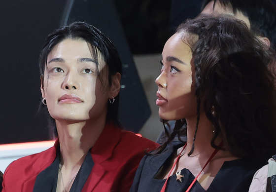 '악마는 프라다2' 레드카펫 행사장 찾은 정혁과 박제니