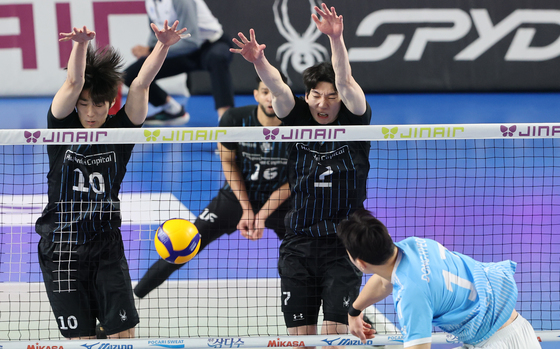 허수봉 블로킹 득점