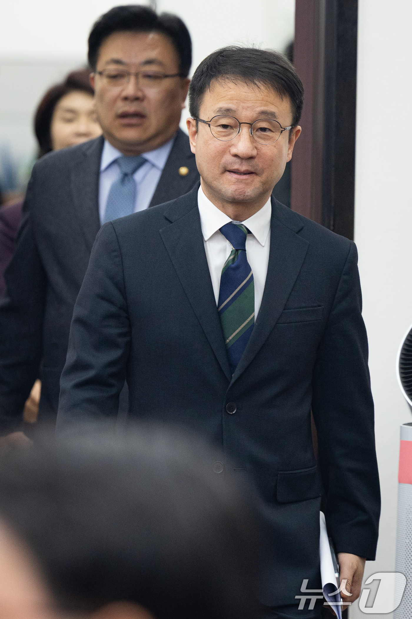 (서울=뉴스1) 유승관 기자 = 한병도 더불어민주당 원내대표가 9일 서울 여의도 국회에서 열린 정책조정회의에 참석하고 있다. 2026.4.9/뉴스1