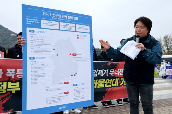 전국 안전운임 위반 실태 현황