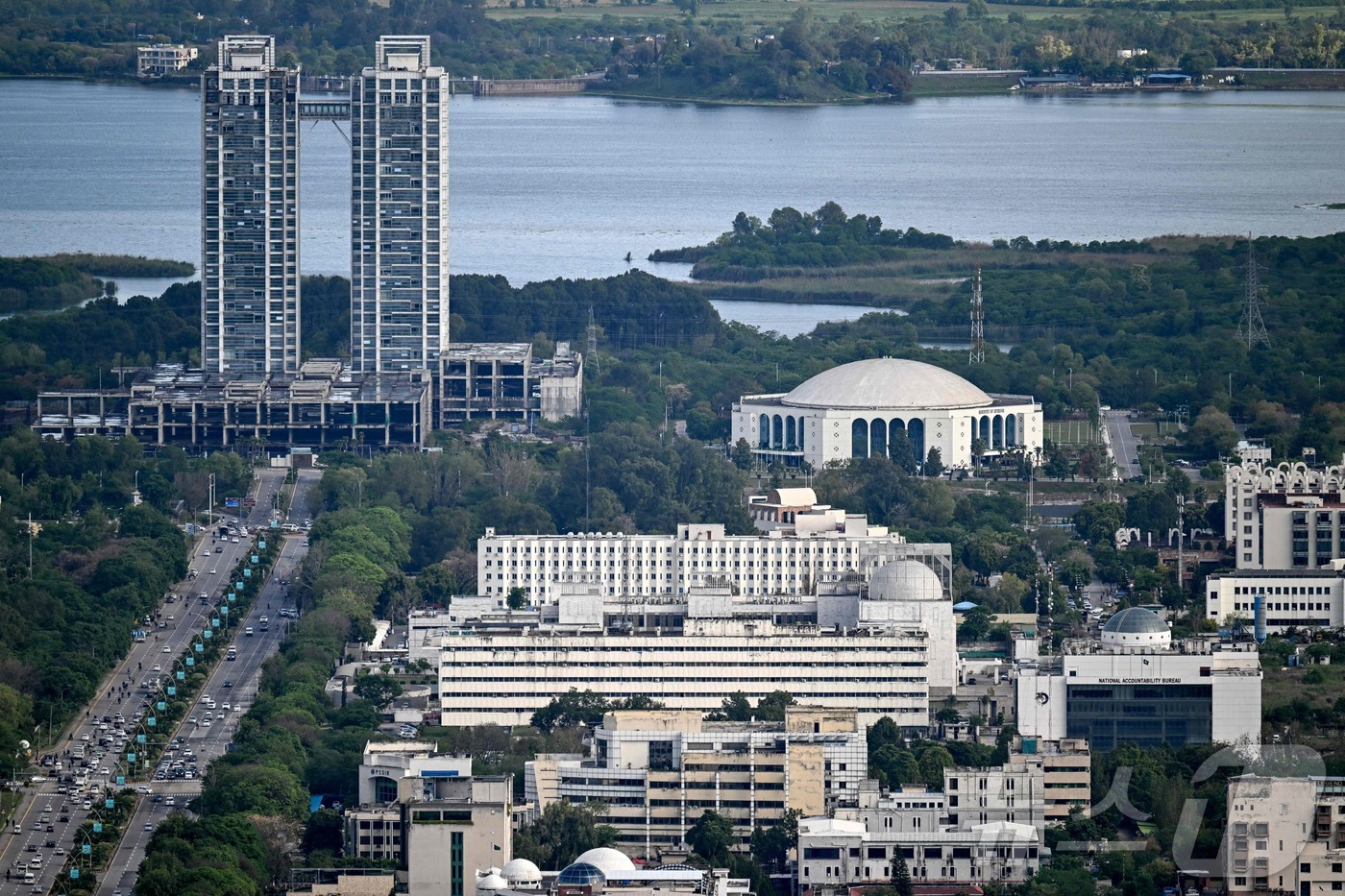 (이슬라마바드 AFP=뉴스1) 윤다정 기자 = 8일(현지시간) 파키스탄 수도 이슬라마바드의 모습. 미국과 이란 대표단은 오는 10일 협상을 위해 이슬라마바드를 찾는다. 첫 대면 협 …