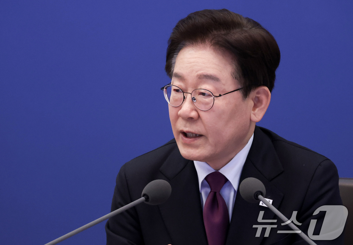 (서울=뉴스1) 허경 기자 = 이재명 대통령이 9일 청와대에서 열린 수석보좌관회의에서 발언하고 있다. 2026.4.9/뉴스1