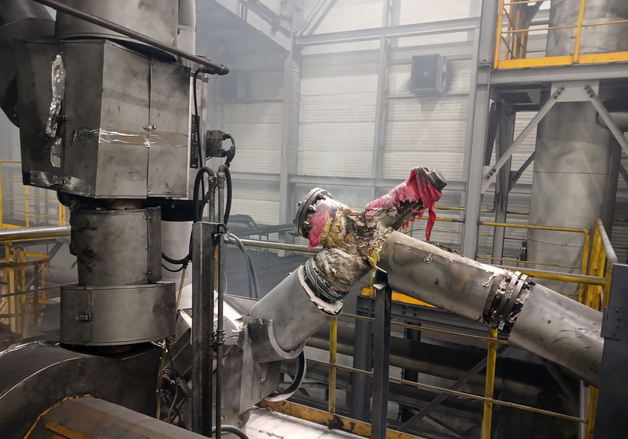 포항 흥해 공장서 화재…직원들 소화기로 발빠른 초기 진화