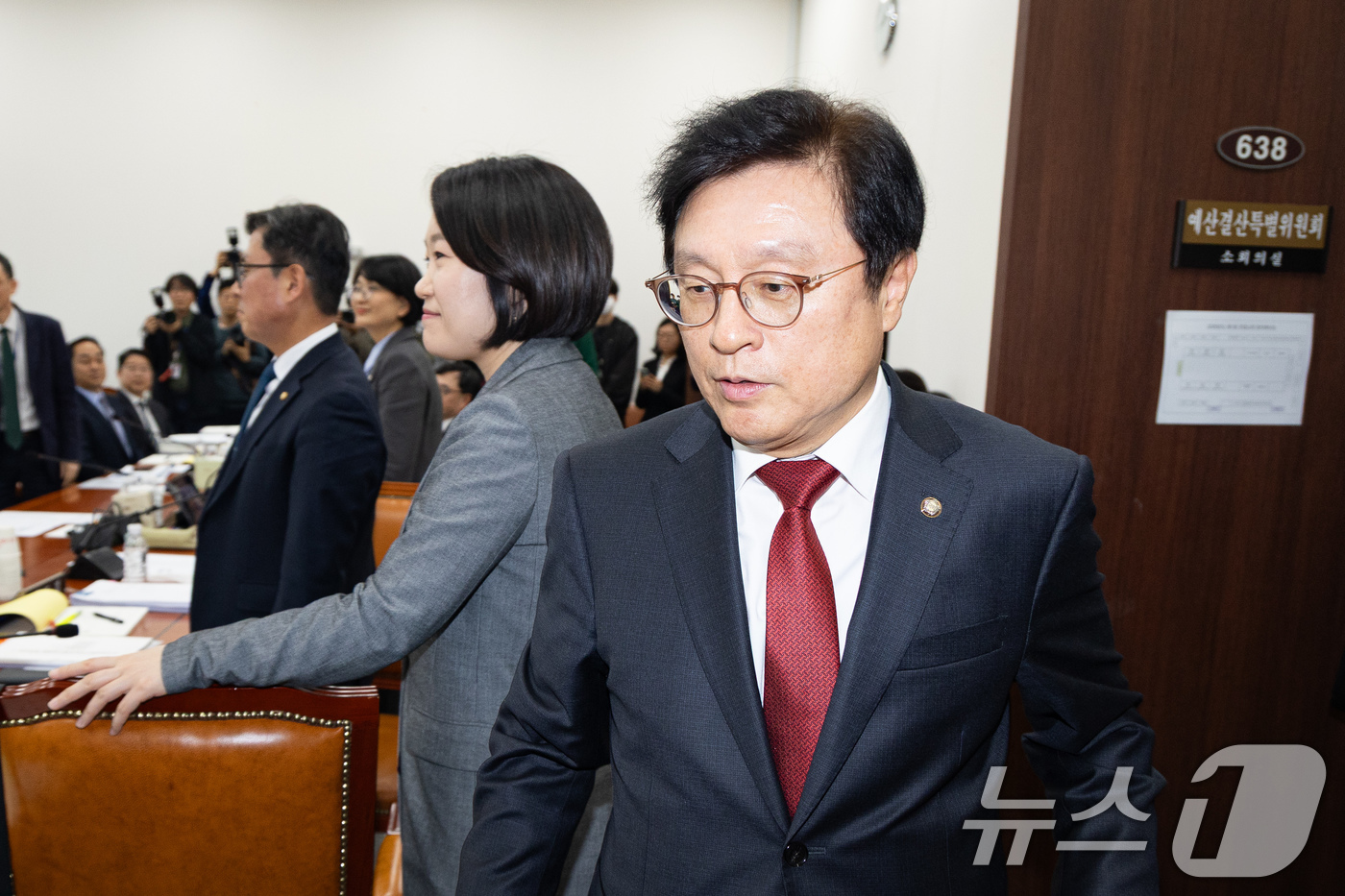 (서울=뉴스1) 유승관 기자 = 국회 예산결산특별위원회 박형수 국민의힘 간사가 9일 서울 여의도 국회에서 열린 제434회 국회(임시회) 예산결산특별위원회 제1차 2026년도 제1회 …