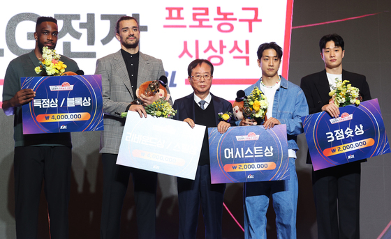 프로농구 시상식 계량 부문 영광의 얼굴들