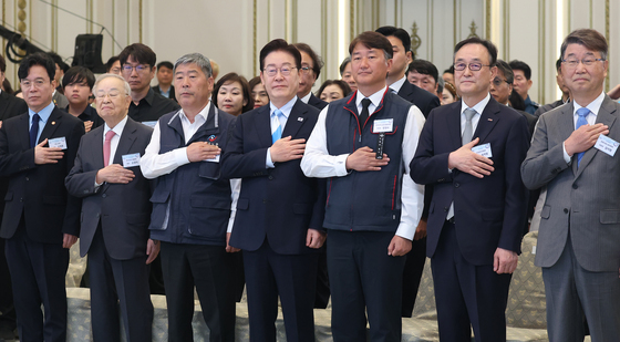 청와대서 열린 2026 노동절 기념식