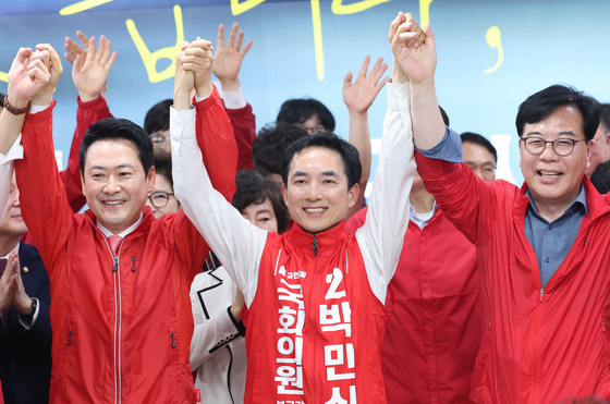 장동혁·송언석 손 잡은 박민식