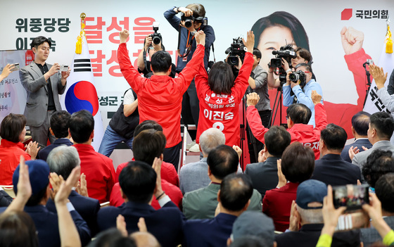 필승 다짐하는 장동혁·이진숙