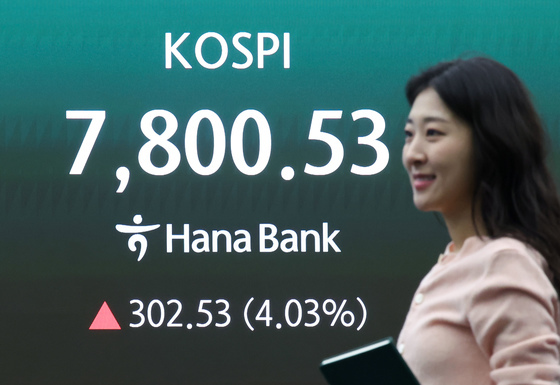 코스피 개장 직후 7800 돌파