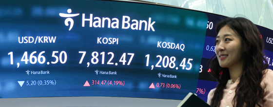 코스피 개장 직후 7800선 넘어