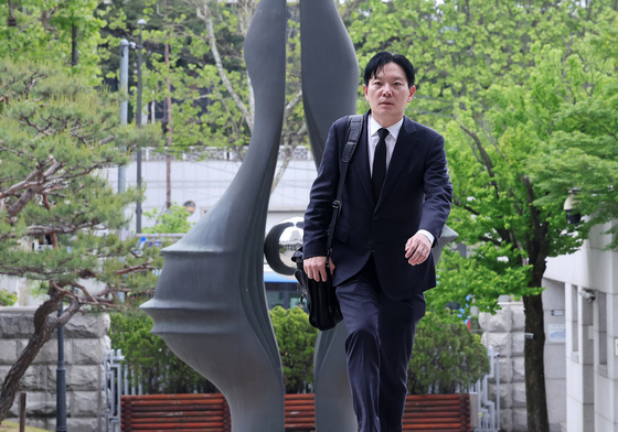 대검 찾은 박상용 검사