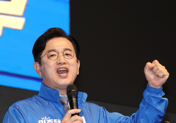 인사말하는 허태정 대전시장 후보