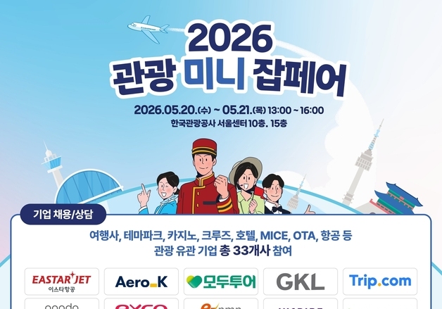 이스타항공·모두투어 등 33개사 총출동…관광공사 '맞춤형 잡페어'