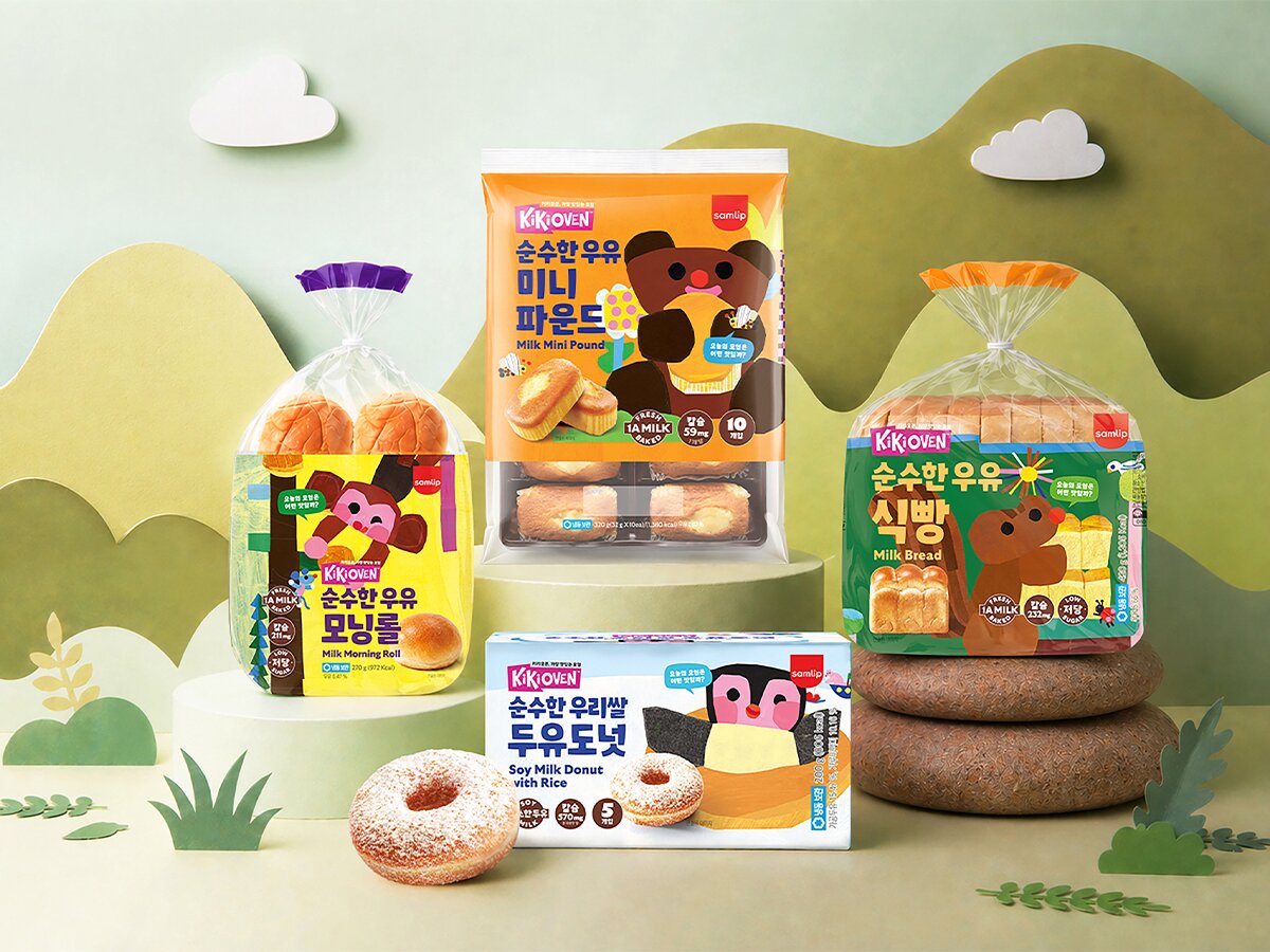 본문 이미지 - 칼슘을 넣은 키즈 베이커리 '키키오븐'.(삼립 제공)