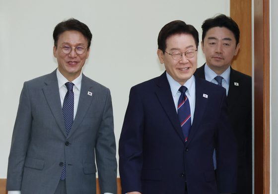 이재명 대통령 '국무회의 입장'