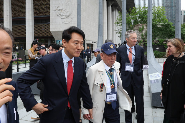 오세훈 "감사의정원, 자유·번영·연대 기억공간"…與 "전시행정 결정판"(종합)