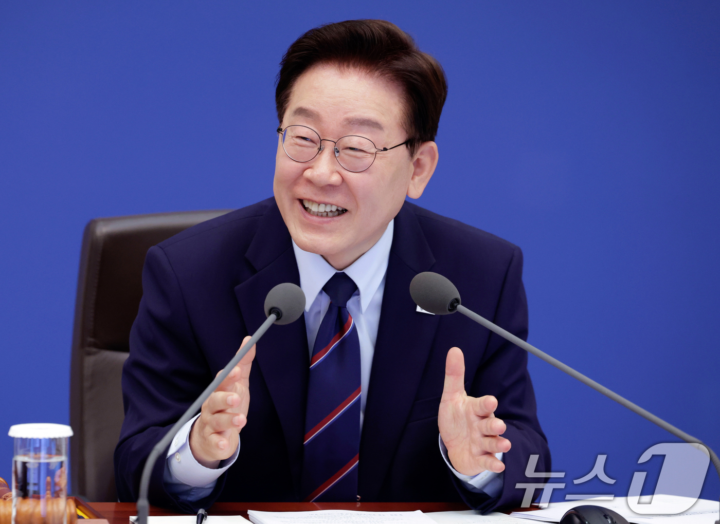 (서울=뉴스1) 허경 기자 = 이재명 대통령이 12일 청와대에서 열린 비상경제점검회의 겸 국무회의에서 발언하고 있다. (청와대통신사진기자단) 2026.5.12/뉴스1