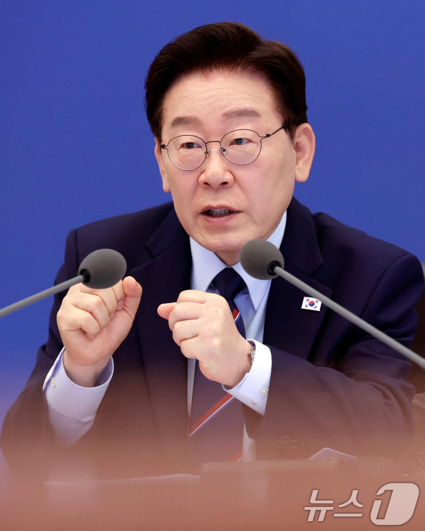 (서울=뉴스1) 허경 기자 = 이재명 대통령이 12일 청와대에서 열린 비상경제점검회의 겸 국무회의에서 발언하고 있다. (청와대통신사진기자단) 2026.5.12/뉴스1