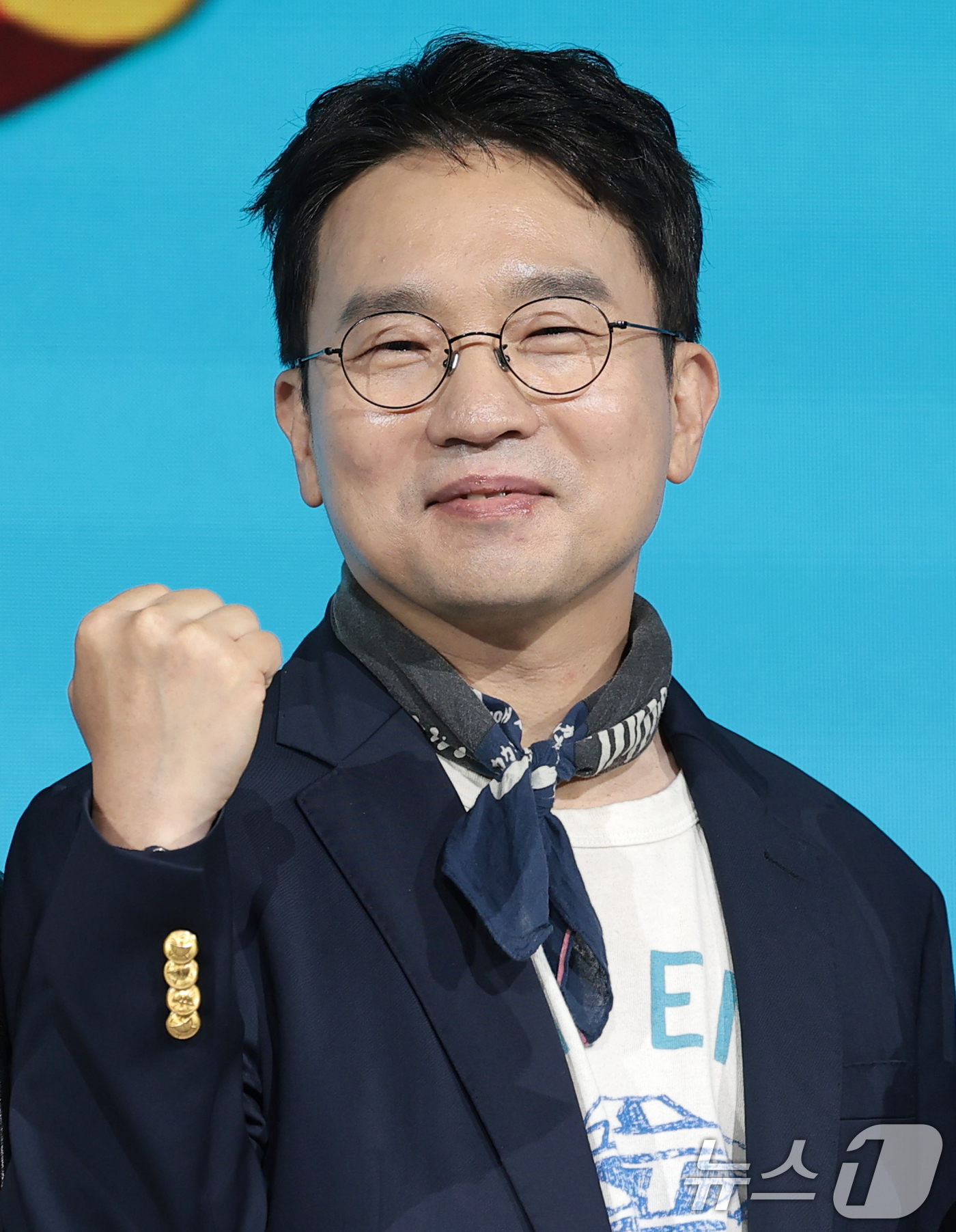 (서울=뉴스1) 권현진 기자 = 유인식 감독이 12일 서울 종로구 JW메리어트 동대문 스퀘어 서울에서 열린 넷플릭스 시리즈 '원더풀스' 제작발표회에서 포즈를 취하고 있다.'원더풀스 …