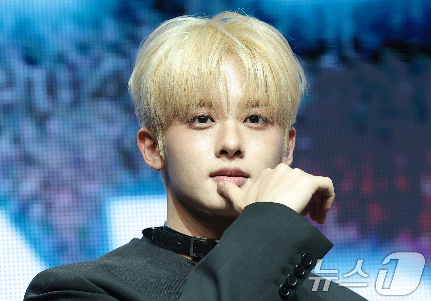 (서울=뉴스1) 권현진 기자 = 그룹 유나이트(YOUNITE)의 우노가 12일 서울 마포구 NOL 씨어터 합정에서 열린 미니 8집 '인연 파트 1(INYUN Part.1)' 발매 …