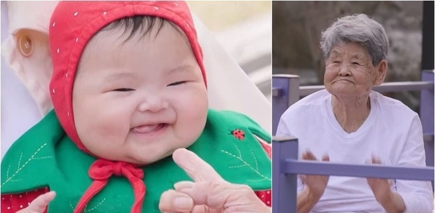 '슈돌' 강단 남매, 96세 외증조할머니 만났다…낯가림 '제로'