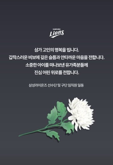 본문 이미지 - 삼성 라이온즈 공식 SNS