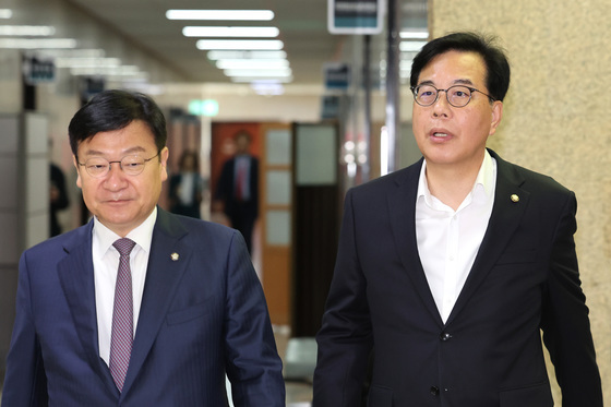 송언석, 비공개 최고위원회의 참석