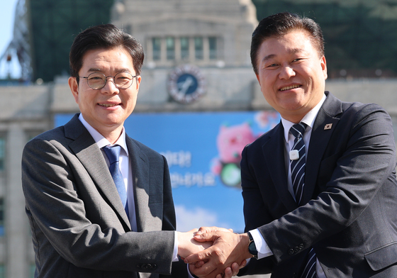 정원오·신용한 "먹거리 공급·유학생 주거 협력"…서울-충북 상생 협약