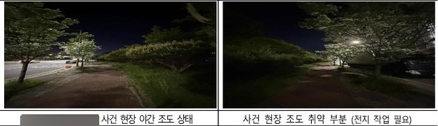 여고생 피습 현장 뒤늦은 환경 개선…광산구, CCTV·조도 보강 추진