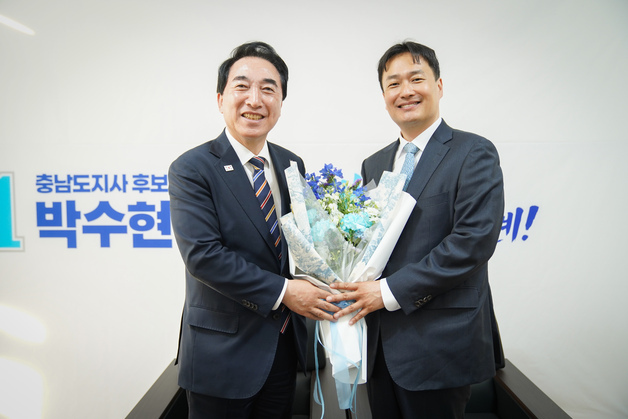 박수현 "김영빈은 내가 추천…공주·부여·청양 맞춤형 필승카드"
