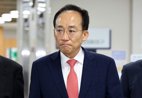 법정 향하는 추경호 국민의힘 의원