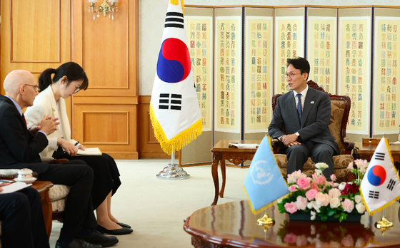 김민석 총리,  유엔 인권최고대표 접견