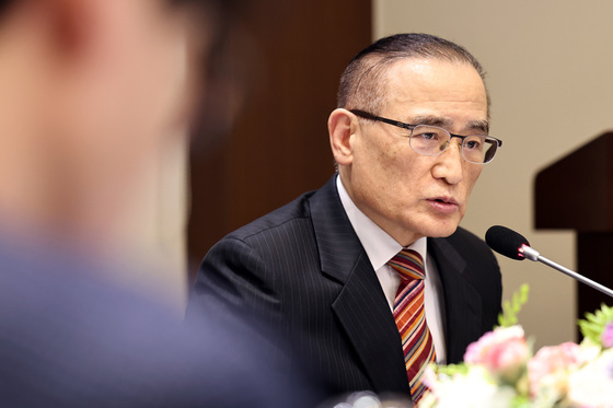 발언하는 위성락 국가안보실장