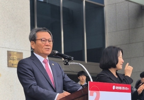 김홍규 국힘 강릉시장 후보 "우상호, 대통령 발언 왜곡"…공식 사과 요구