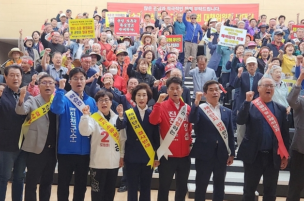 이양섭 진천군수 후보 현장소통 행보…단체·주민과 간담회