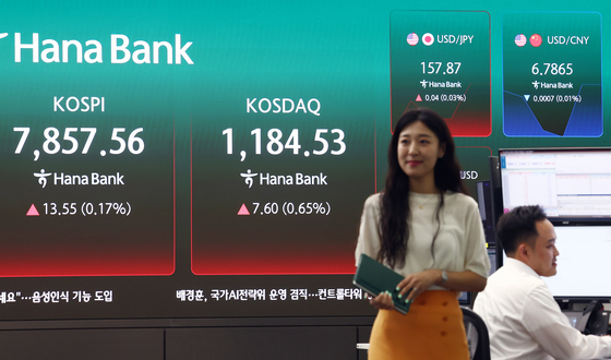삼성전자·SK하이닉스 보합권 등락…코스피 7900선 강보합[개장시황]