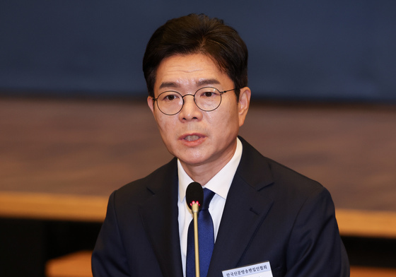 편집인협회 초청 포럼, 모두발언하는 정원오 후보