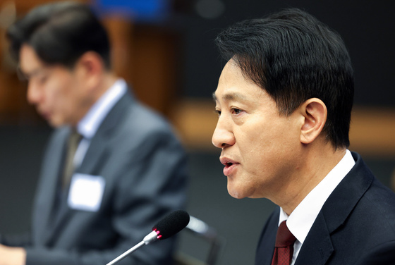 오세훈 후보, 편집인협회 초청 포럼 질의응답