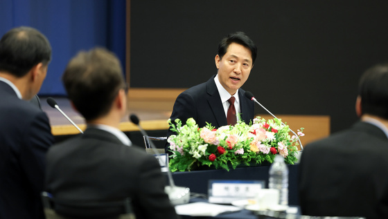 오세훈 서울시장 후보, 편집인협회 초청 포럼 질의응답
