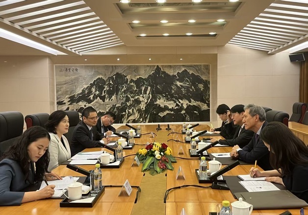 노재헌 주중대사, 화춘잉 中부부장 면담…한중관계 증진 논의