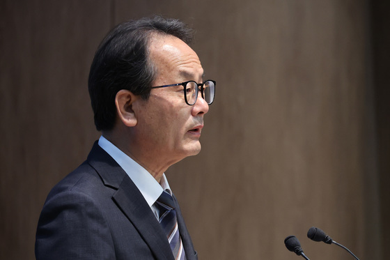 지방선거 기조 관련 기자회견하는 강준현