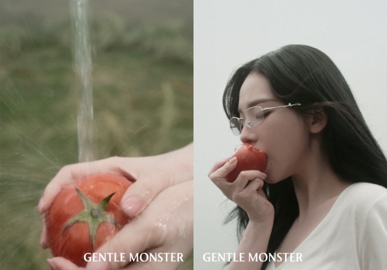 젠틀몬스터, 카리나와 함께한 베지 컬렉션 티저 영상 공개