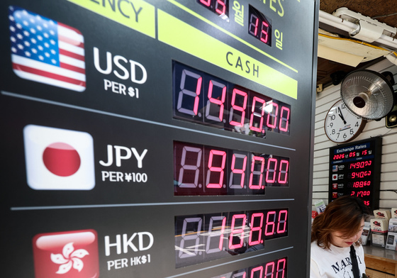 원달러 환율 6개래일 연속 상승…1500원대 근접