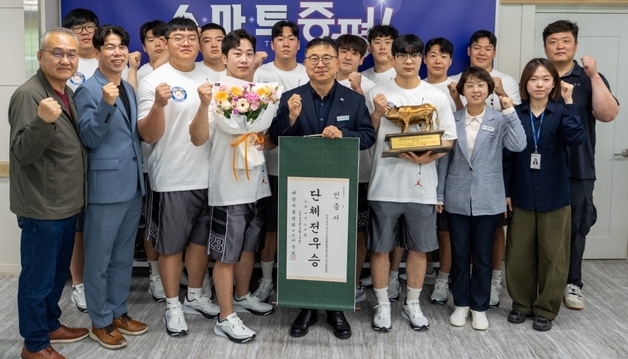 증평군청인삼씨름단, 평창오대산천장사씨름대회 단체전 우승