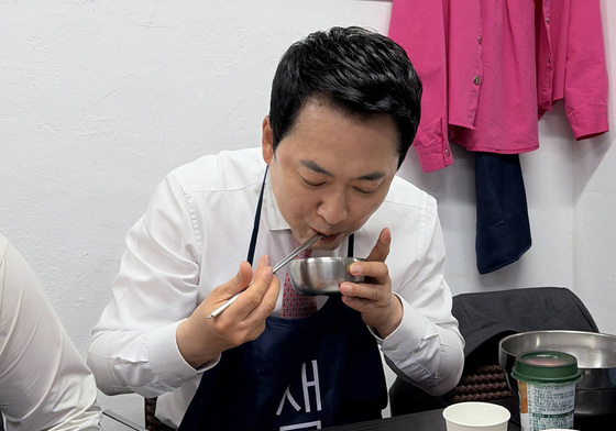 우상호 비판하는 장동혁 '강릉 홍제동 아닌 서울 홍제동에서'