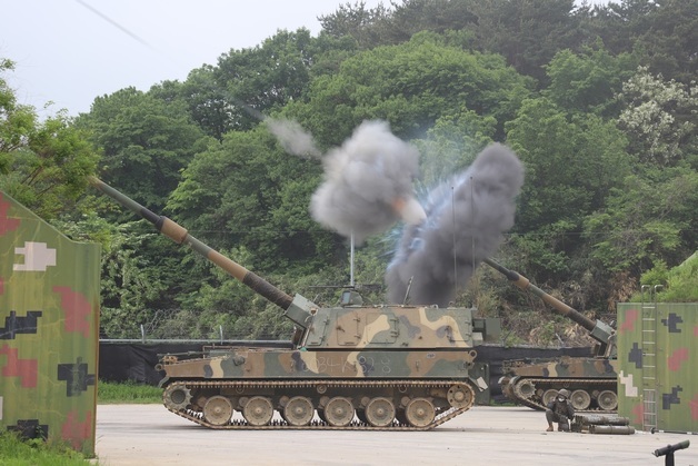 동부전선 최전방 포병여단 위용