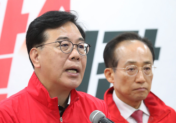 송언석 원내대표 "李 대통령 관권선거" 반발