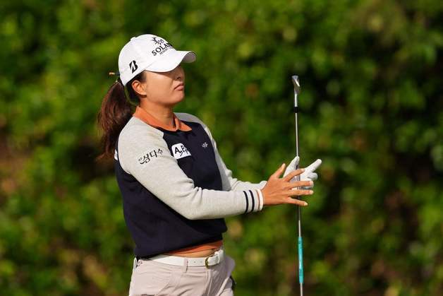 고진영, 3년 만에 우승 도전…LPGA 크로거 퀸 시티 챔피언십 2R 공동 선두