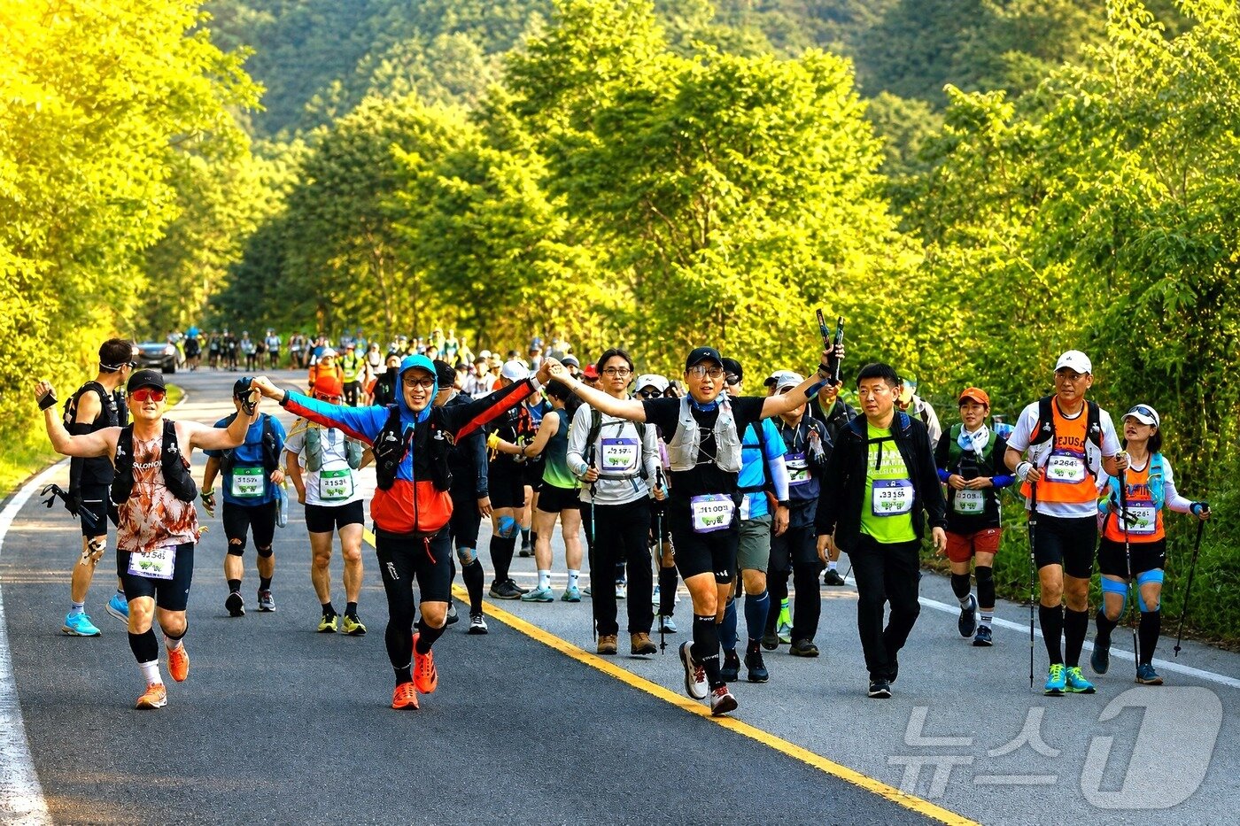 본문 이미지 - 16일 강원 인제군에서 세계적인 기부 프로젝트 '2026 옥스팜 트레일워커'가 개최됐다(인제군. 제공. 재판매 및 DB금지) 2026.5.16 /뉴스1